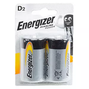 Energizer - Alkaline Power, piles alcalines D, paq. de 2