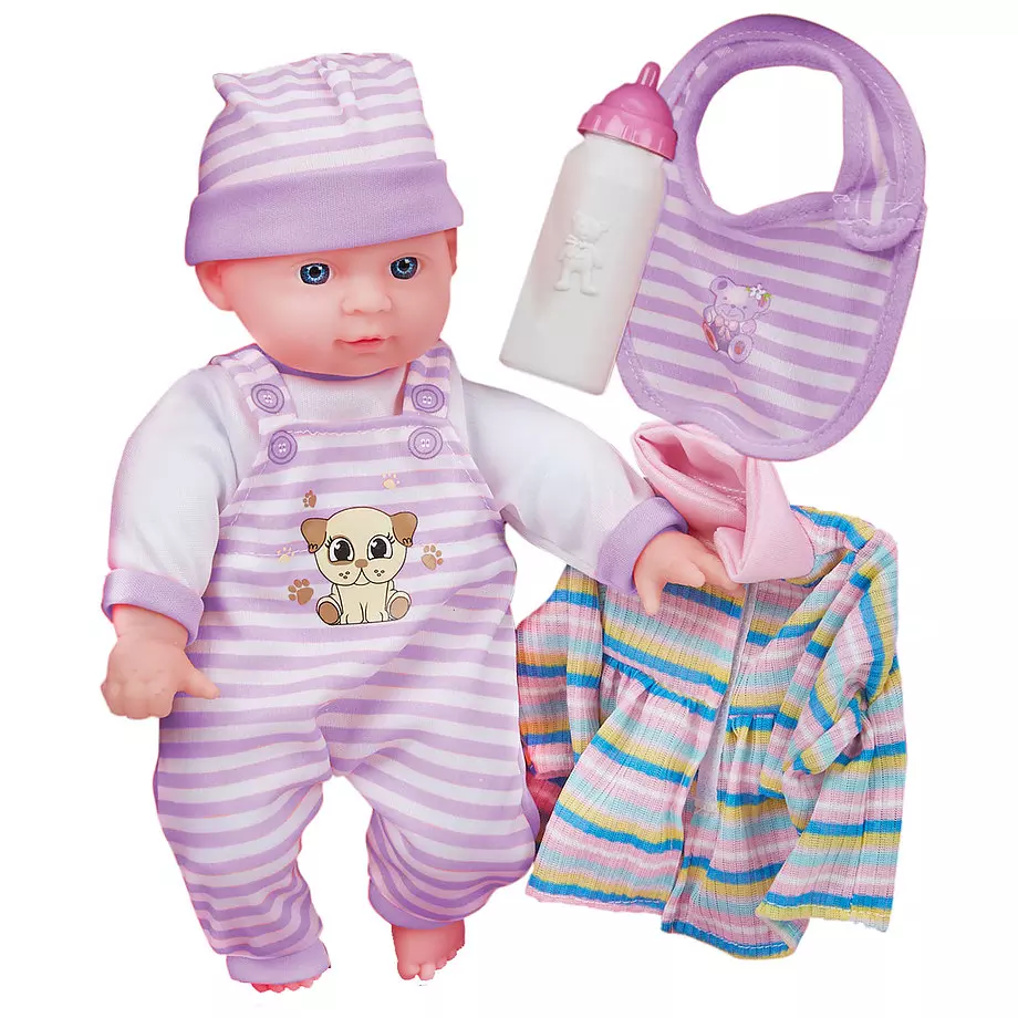 Ens. cadeau Lovely Doll, lilas