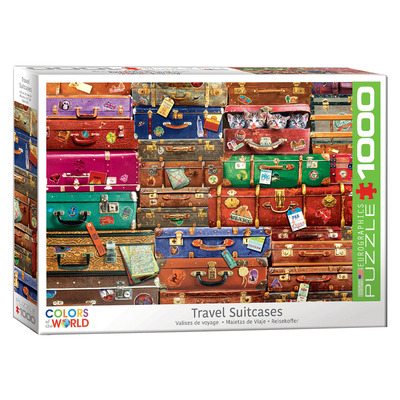 Eurographics - Colors of the World - Travel Suitcases, 1000 pcs
