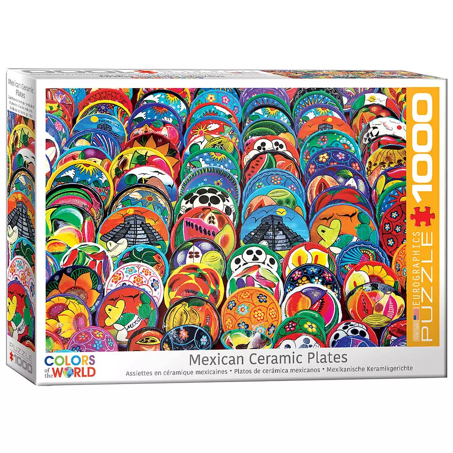 Eurographics - Puzzle, Colours of the World, Mexican Plates, 1000 pcs