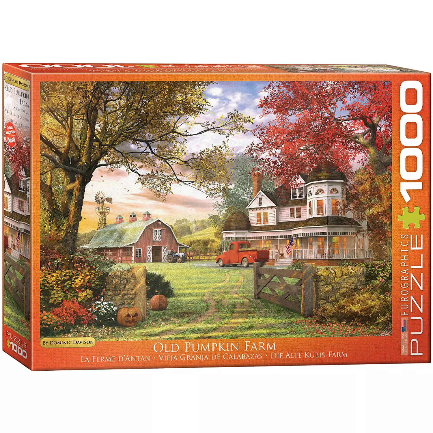 Eurographics - Puzzle, Dominic Davidson, Old pumpkin farm, 1000 pcs