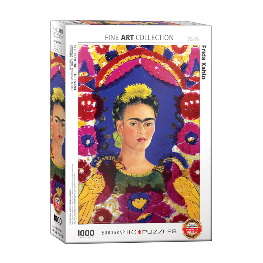 Eurographics - Puzzle, Frida Kahlo, Self Portrait - The Frame, 1000 pcs