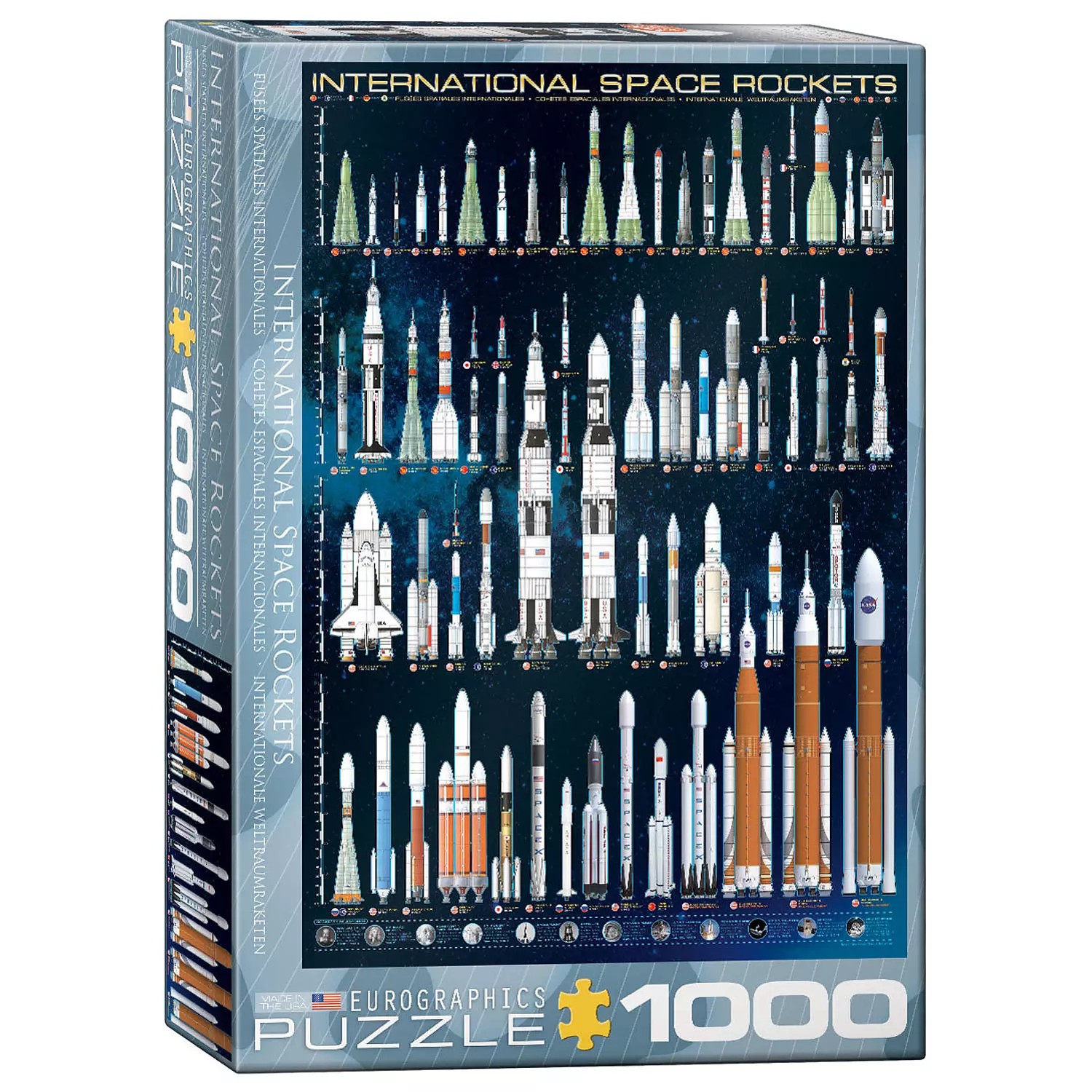 Eurographics - Puzzle, International space rockets, 1000 pcs