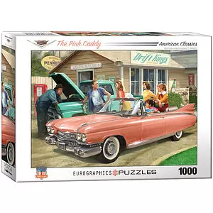 Eurographics - Puzzle, Nestor Taylor, The pink caddy, 1000 pcs