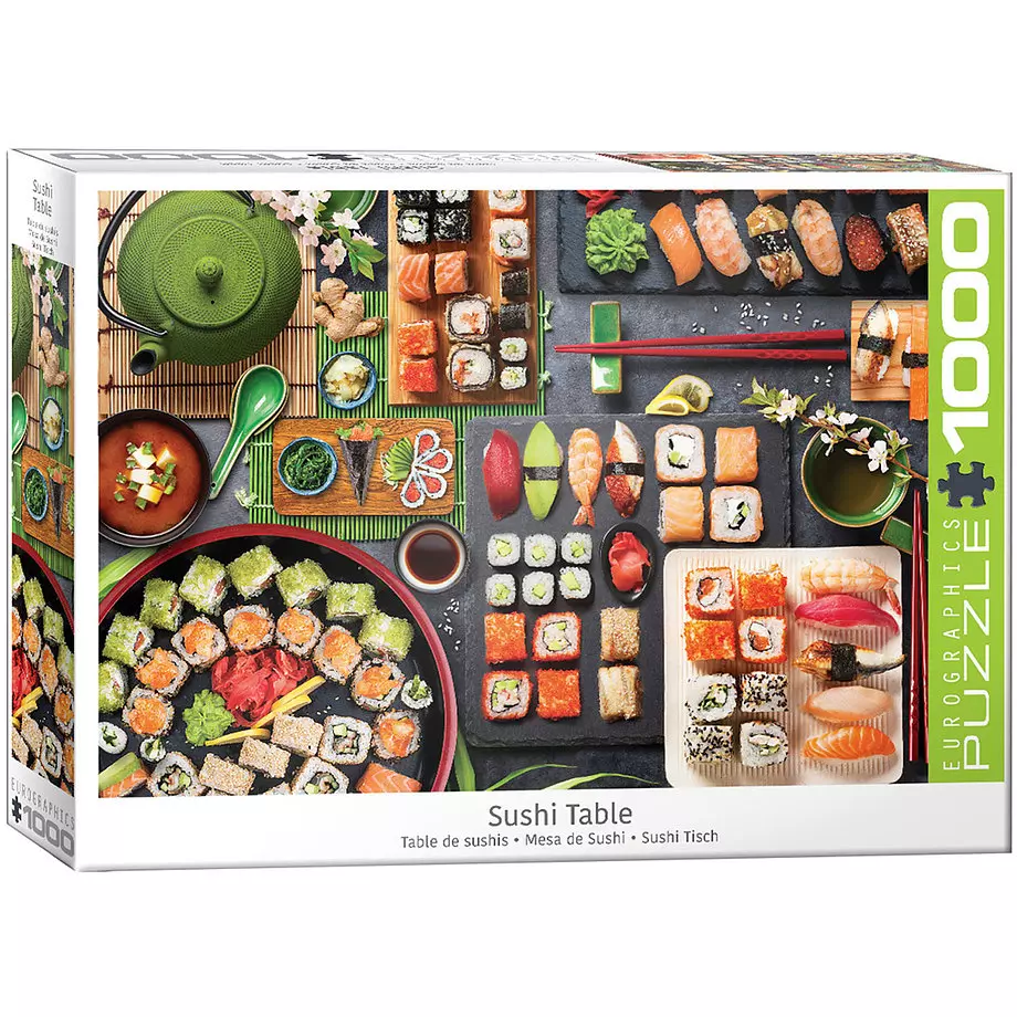 Eurographics - Puzzle, Sushi table, 1000 pcs