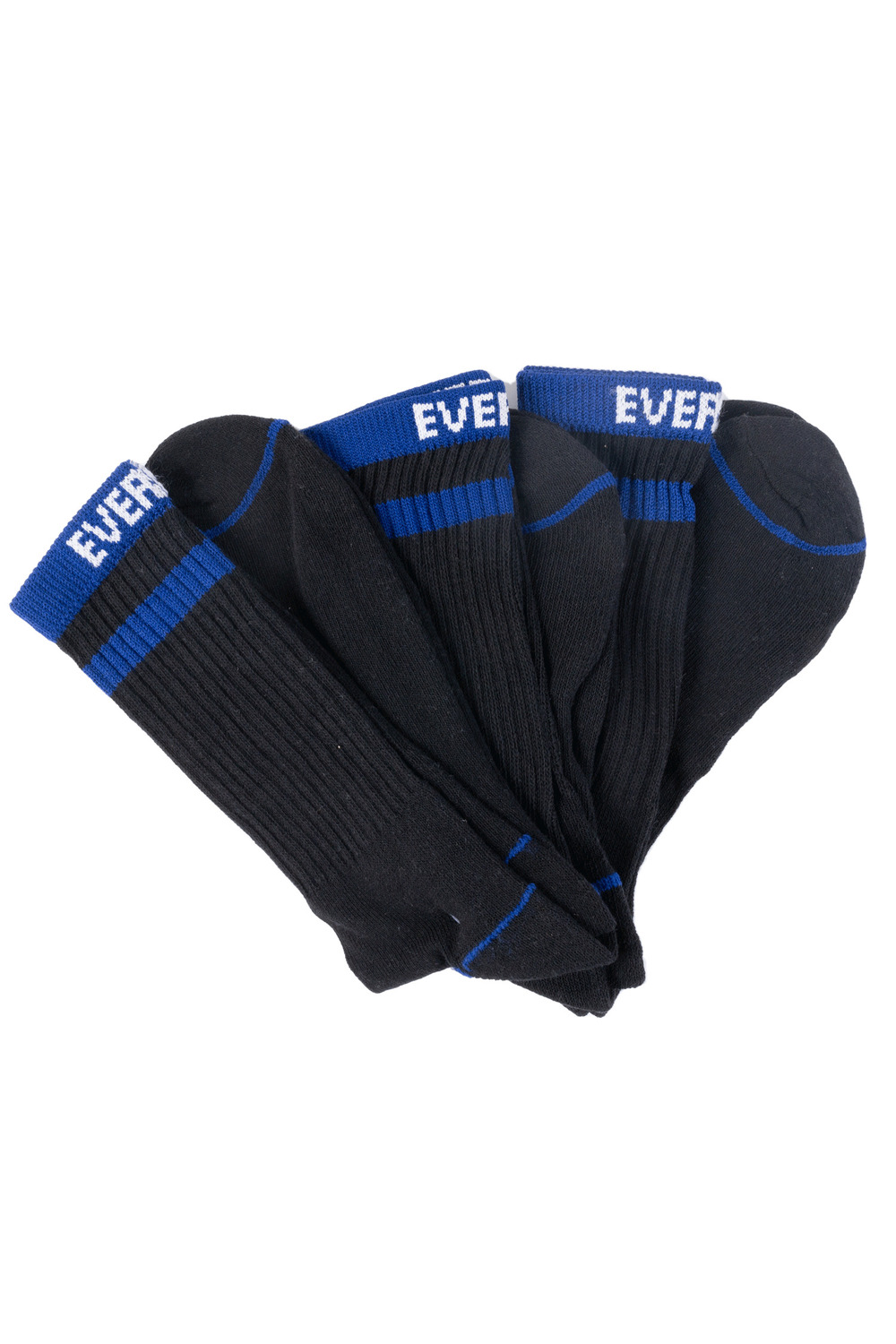 Everlast - Men's crew sport socks, 3 pairs. Colour: black