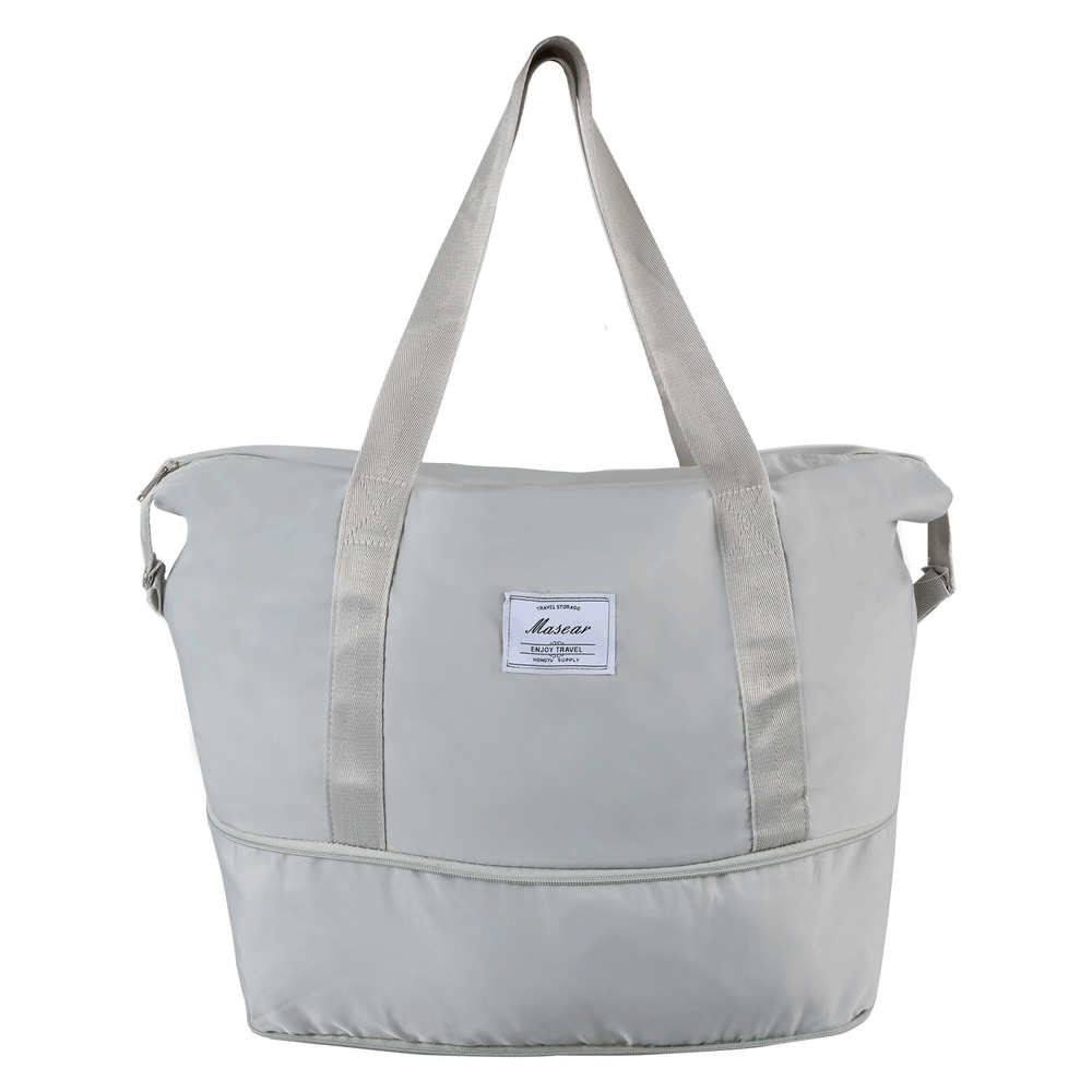 Expandable travel tote. Colour: light grey | Rossy