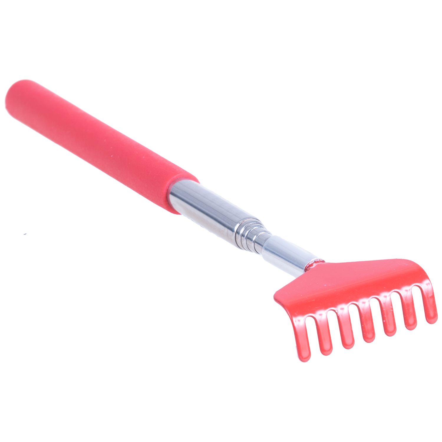 Extendable back scratcher, red