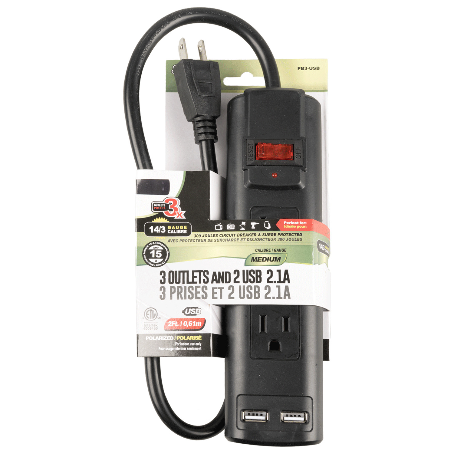 Extension cable with outlets
