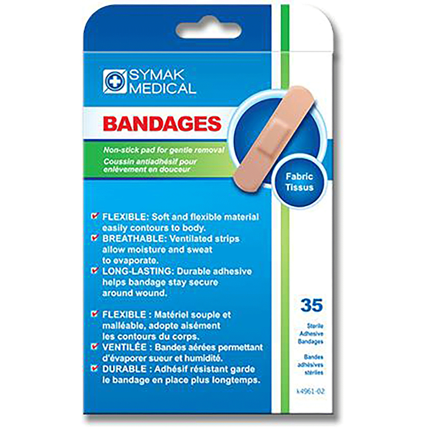 Fabric bandages, pk. of 35