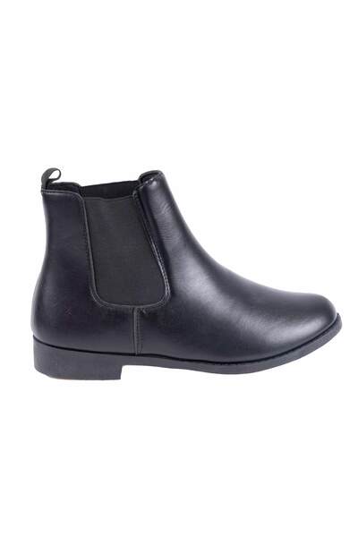 Faux-leather Chelsea boots