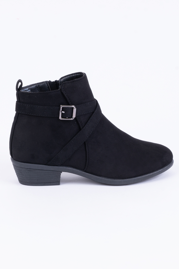 Faux Suede & Neoprene Tall Boots