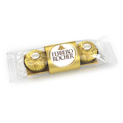 Ferrero Rocher - Chocolats au lait fins aux noisettes, paq. de 3