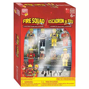 Fire squad, 8 collectible figurines and accessories