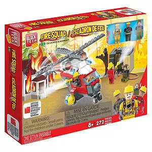 Fire squad helicopter building blocks, 272 pcs