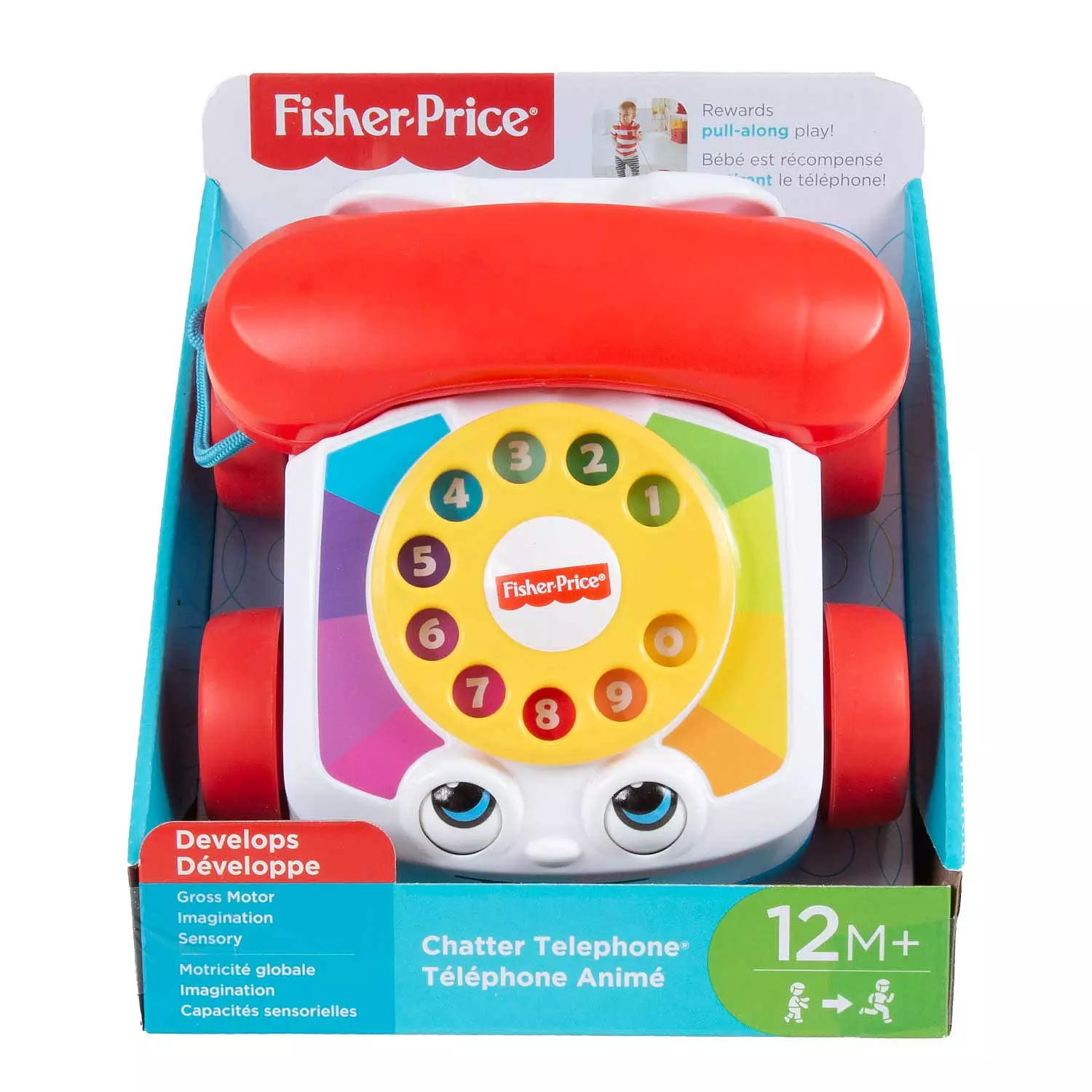 Le téléphone à roulettes Fisher Price de votre enfance ressort en version  connectée
