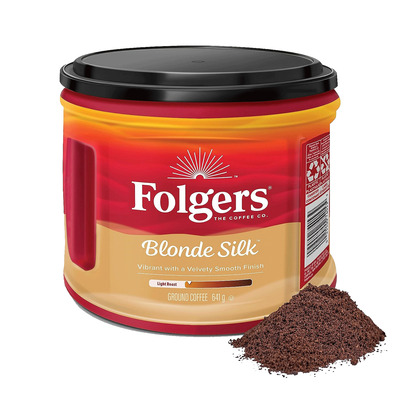 Folgers - Blonde Silk light roast ground coffee, 641g