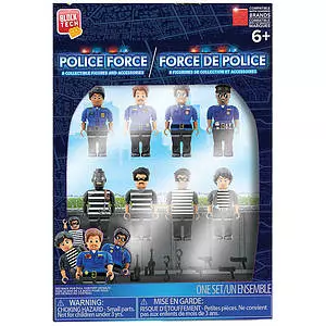 Force de police, 8 figurines de collection et accessoires