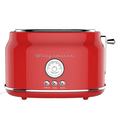 Frigidaire - Retro 2 slice toaster, red