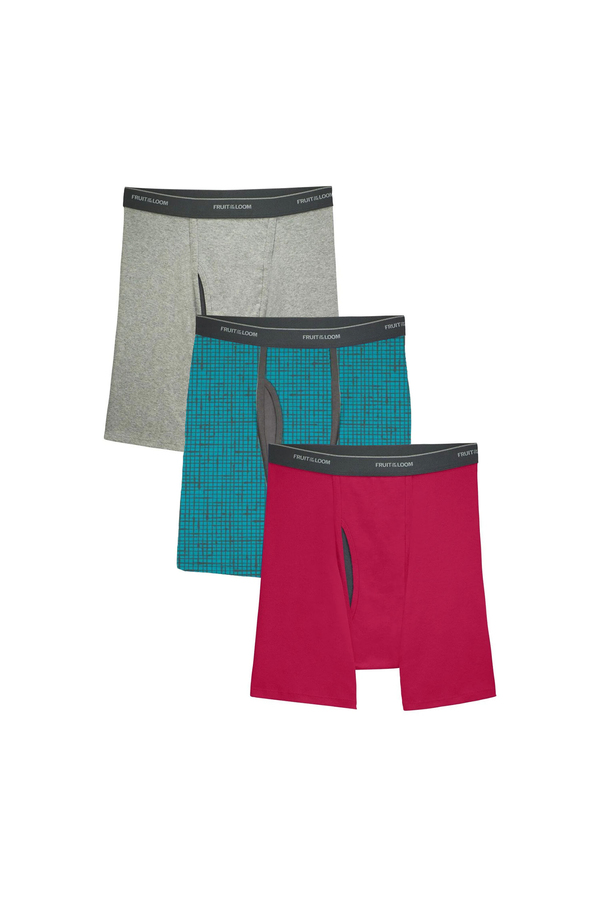 Fruit of the Loom - Tag-free CoolZone Fly boxer briefs, pk. of 3 - Plus Size