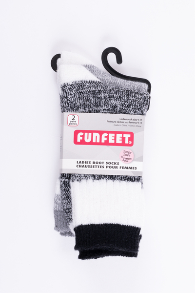 FunFeet - Ladies boot socks - 2 pairs