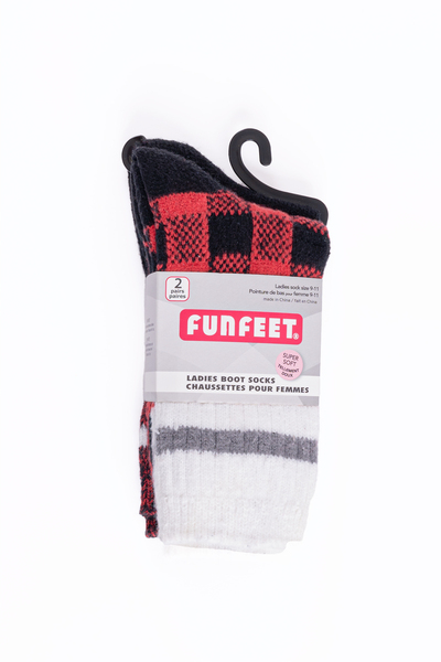 FunFeet - Ladies boot socks - 2 pairs