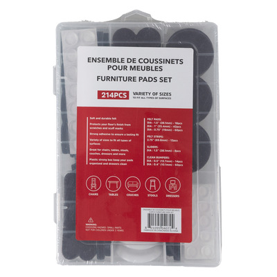 Furniture pads set, 214 pcs