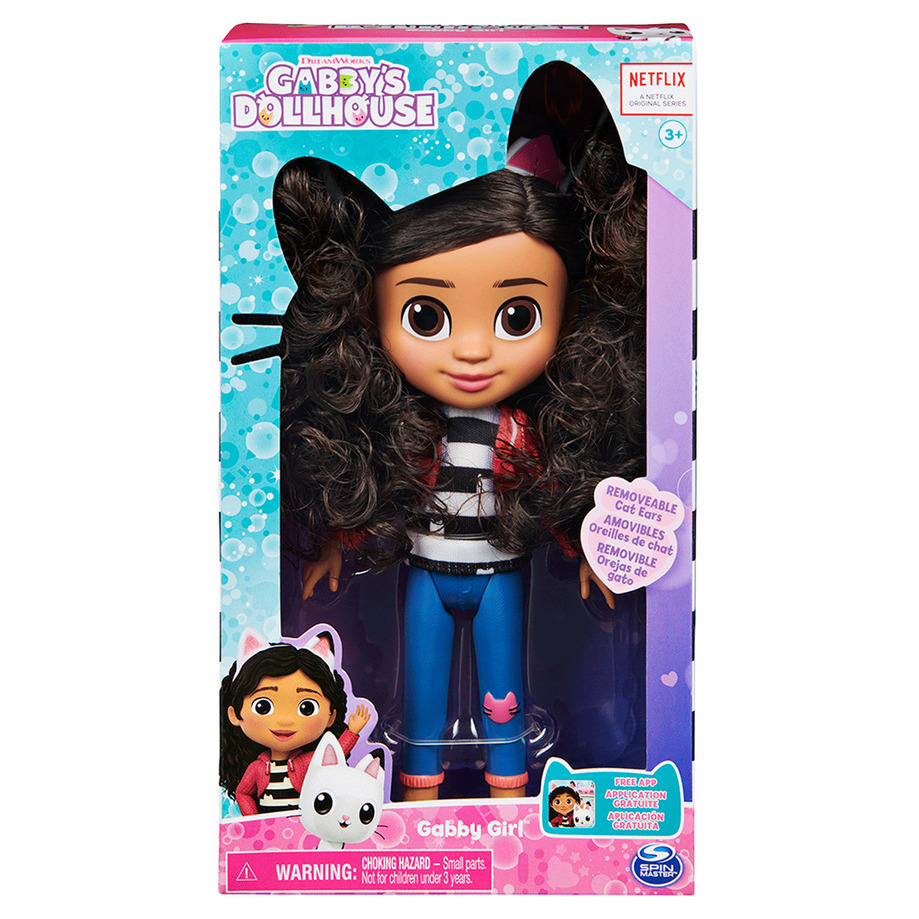 Gabby's Dollhouse - Gabby Girl doll with removable cat ears