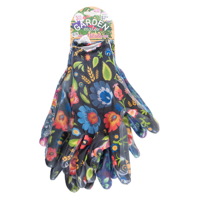 Garden Mates - Nitrile-coated gardening gloves, 3 pairs