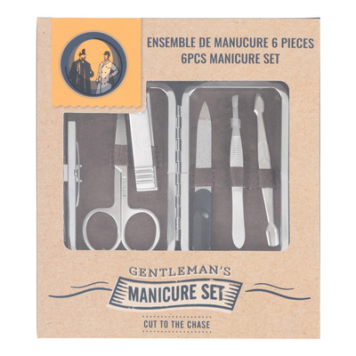 Gentleman's manicure set - 6 pcs