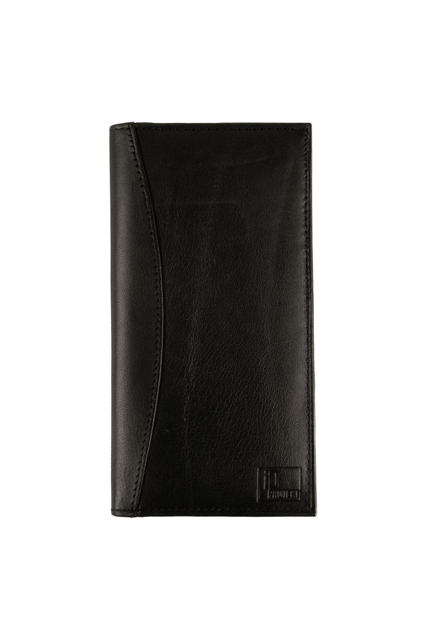 Genuine leather RFID-blocking wallet