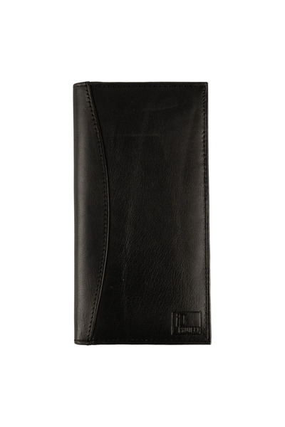 Genuine leather RFID-blocking wallet