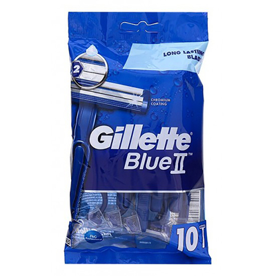 Gillette Blue II - Rasoirs jetables, paq. de 10