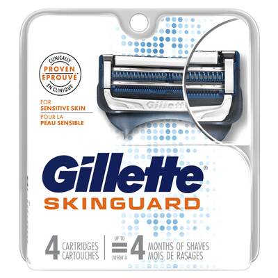 Gillette SkinGuard - Razor blade refills, pk. of 4