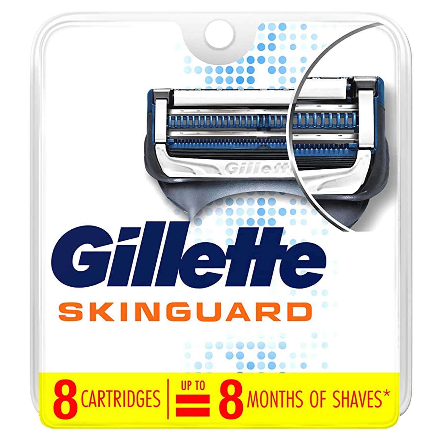Gillette SkinGuard - Recharges de lames de rasoir, pk. de 8
