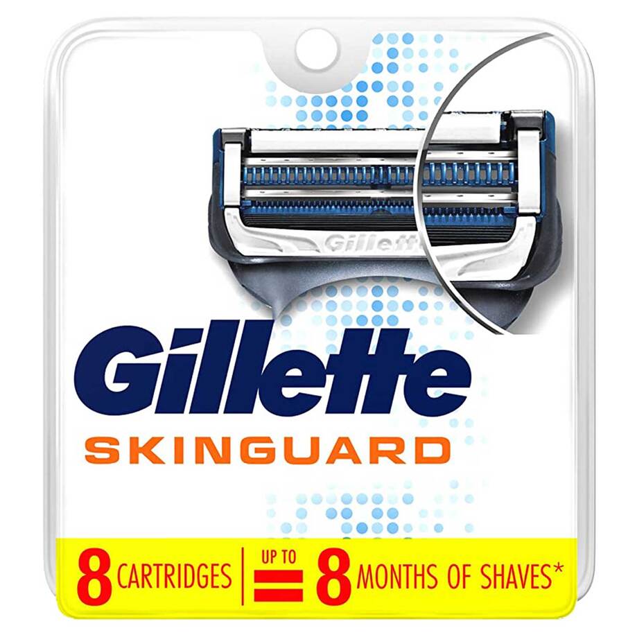 Gillette SkinGuard - Recharges de lames de rasoir, pk. de 8