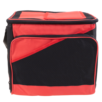 Grand sac isotherme, capacité 24 canettes - Rouge