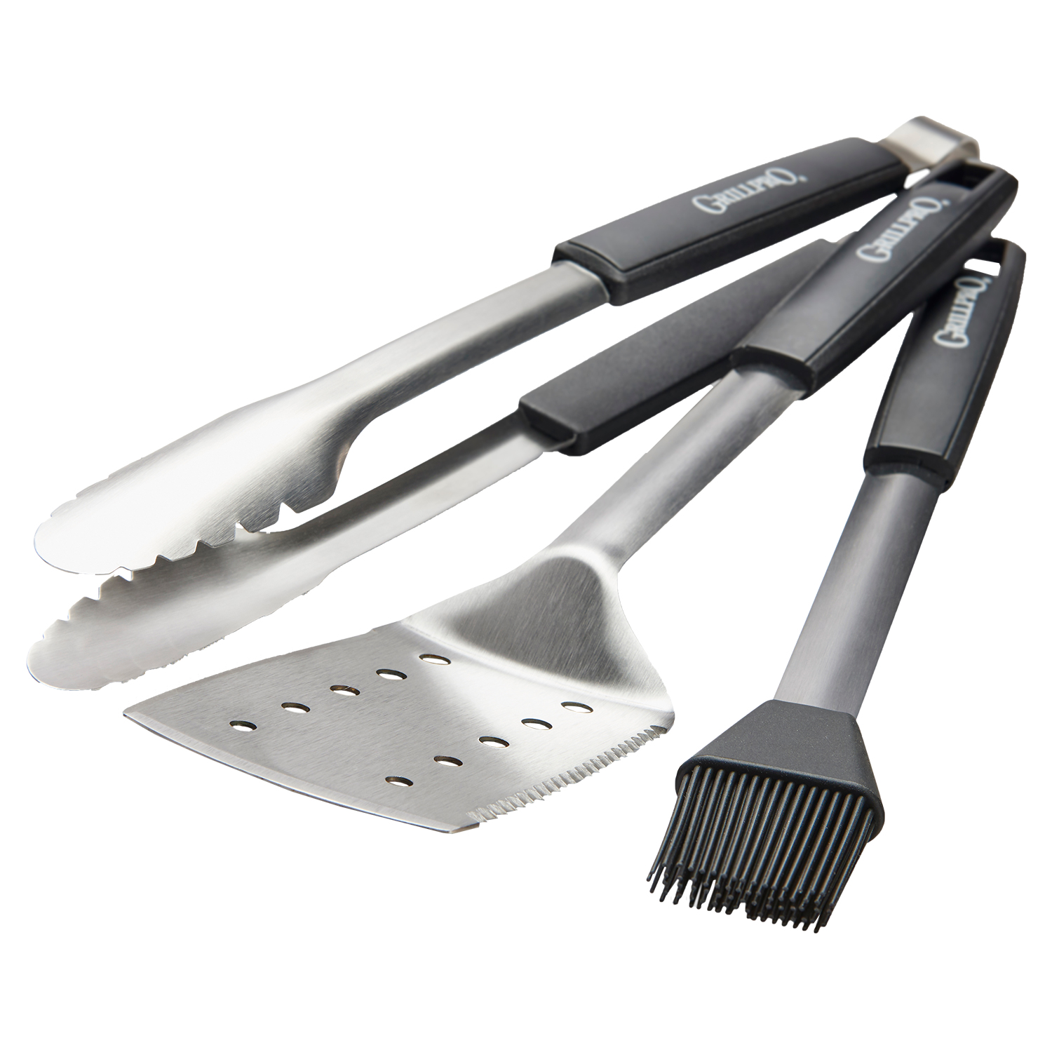 GrillPro - Ens. d'outils de barbecue en acier inoxydable de luxe