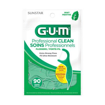 GUM - Professional Clean flossers, pk. of 90 - Fresh mint