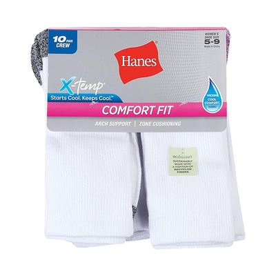 Hanes - Chaussettes de sport - 10 paires