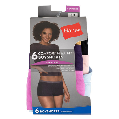 Hanes - Comfort Flex Fit - Culottes-shorts, Paq. de 6
