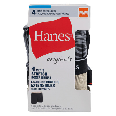 Hanes - Originals - Boxeurs extensibles, Paq. de 4