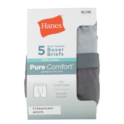 Hanes - Pure comfort - Boxeurs, Paq. de 5