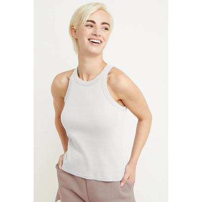 Hanes - Solid cropped tank tops