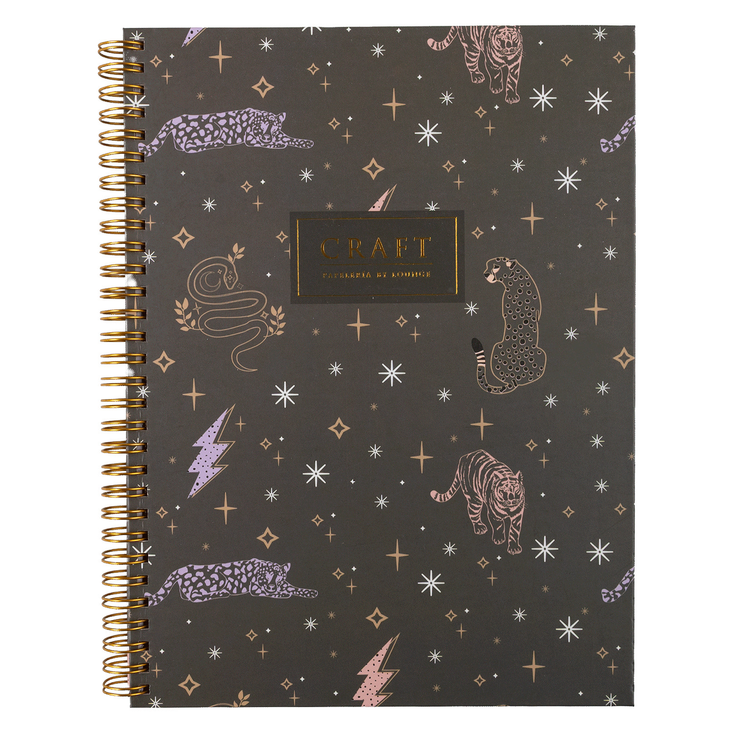 Hardcover spiral notebook, Jungle