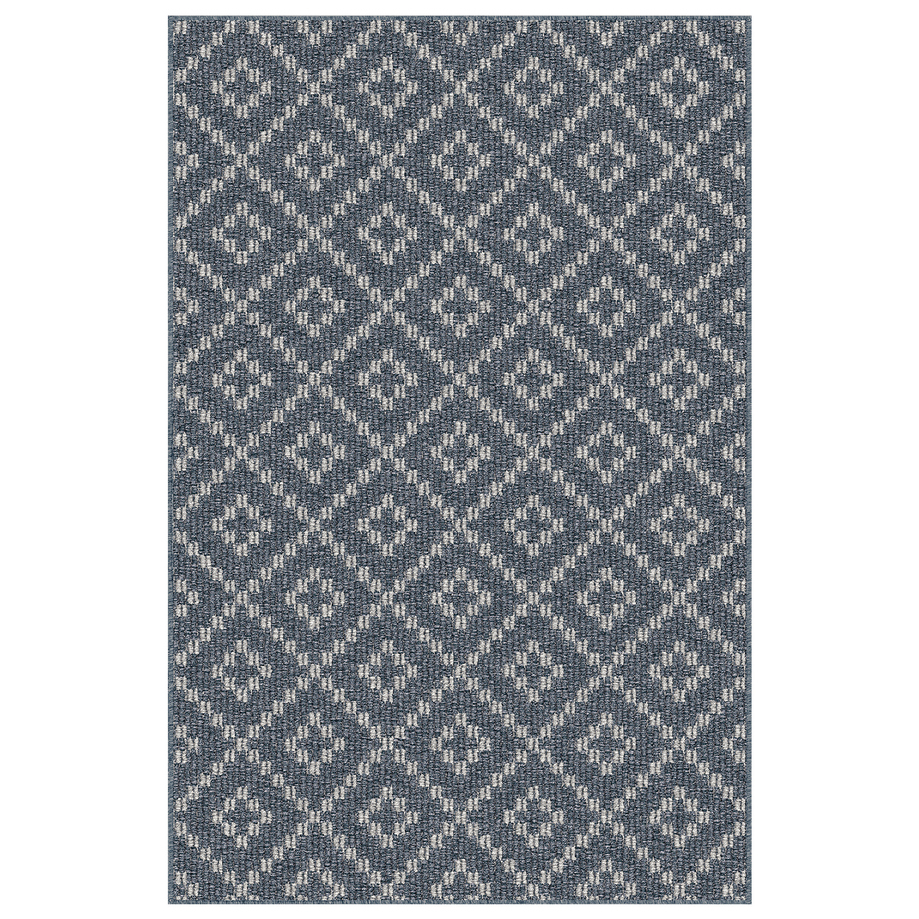 HARLOW Collection - Blue Marble rug, 2'x3'
