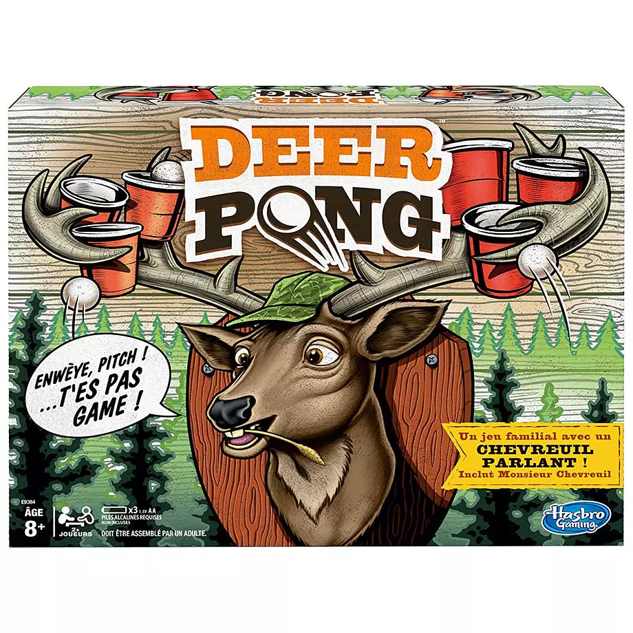Hasbro Gaming - Jeu Deer Pong, édition française