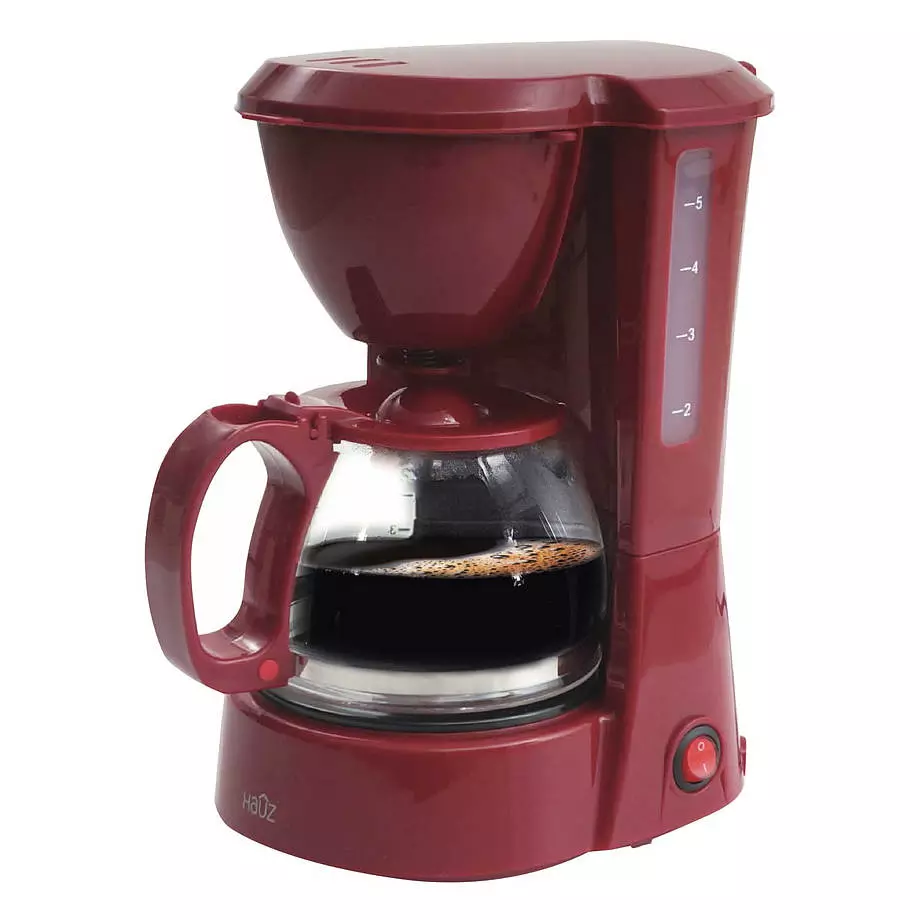 Hauz Basics - 5 cup coffee maker, red