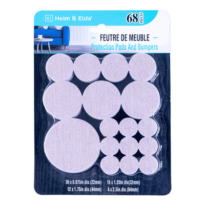 Heim & Elda - Felt protection pads and bumpers, 68pcs