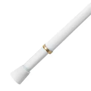 Henlé Pro - Spring tension rod 18-28 in., 7/16 in. diam. with rubber ends